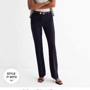 Express Black Boot Midrise Editor pants. Size 10S